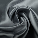 Stretch Satin Dark Grey