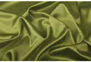 Stretch Satin Dunkel Moosgrün