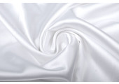 Stretch Satin White