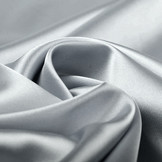 Stretch Satin Silver