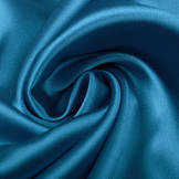 Stretch Satin Petrolblau