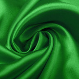 Stretch Satin Grass Green