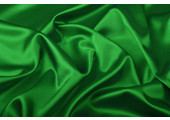 Stretch Satin Grass Green