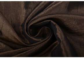 Crinkle Taft brown