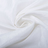 Crinkle Taft Weiß