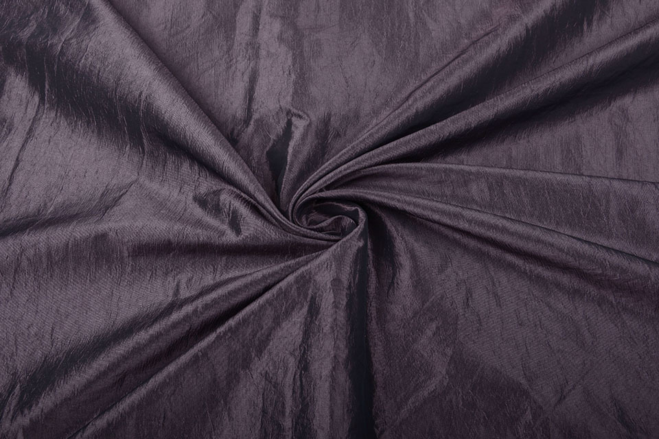 Crinkle Taft Dunkel mauve