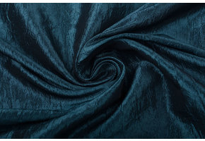 Crinkle Taft Petrol melange