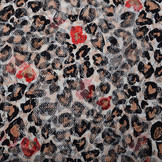 Stretch Lace Panther Print