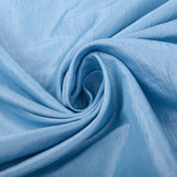 Crinkle Taft Babyblau