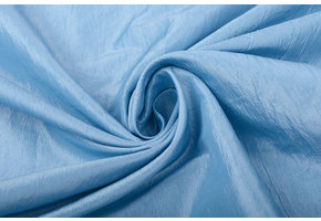 Crinkle Taft Babyblau