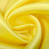 Crêpe Satin Citron Yellow