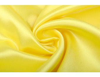 Krepp-Satin Zitronengelb