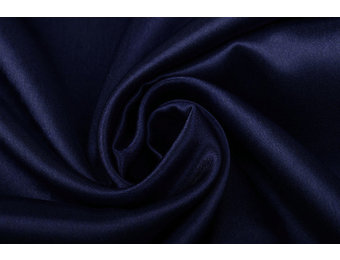 Krepp-Satin Marineblau