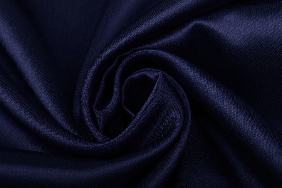 Crêpe Satin Navy