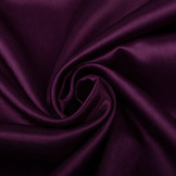 Crêpe Satin Aubergine