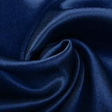 Crêpe Satin Police blue
