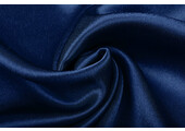 Crêpe Satin Police blue