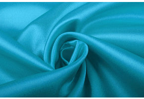 Crêpe Satin Aqua