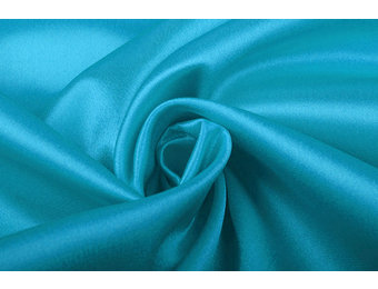 Krepp-Satin Aqua