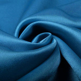 Krepp-Satin Petrolblau