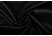 Crêpe Satijn Zwart