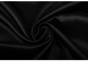 Krepp-Satin Schwarz