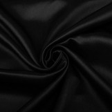 Krepp-Satin Schwarz