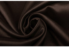 Krepp-Satin Dunkelbraun