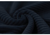 Cotton Jersey Corduroy Wide Rib Navy