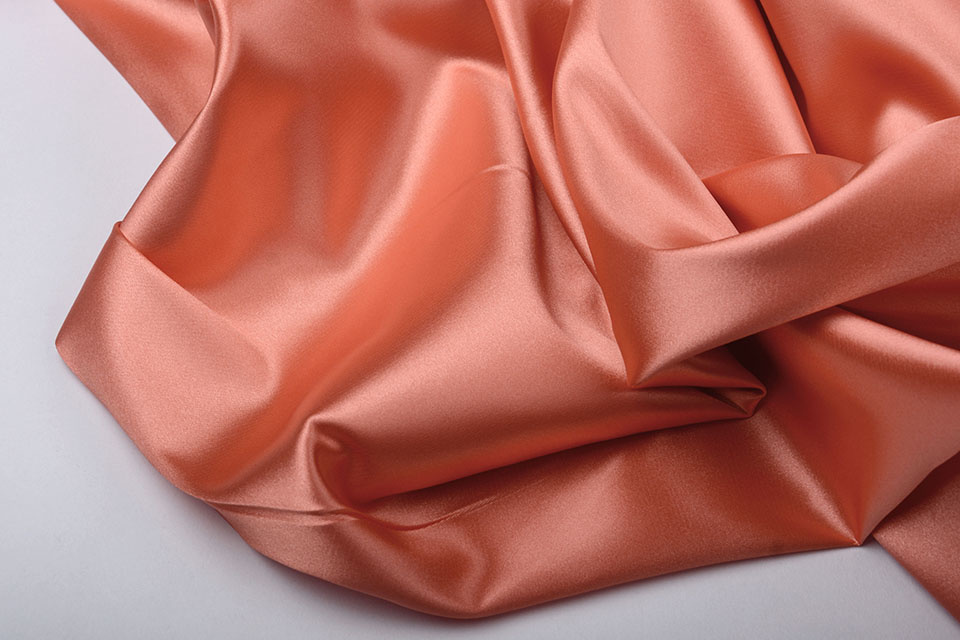Stretch Satin Koralle