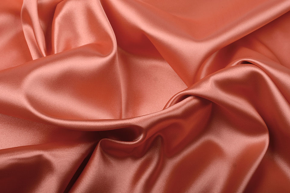 Stretch Satin Koralle