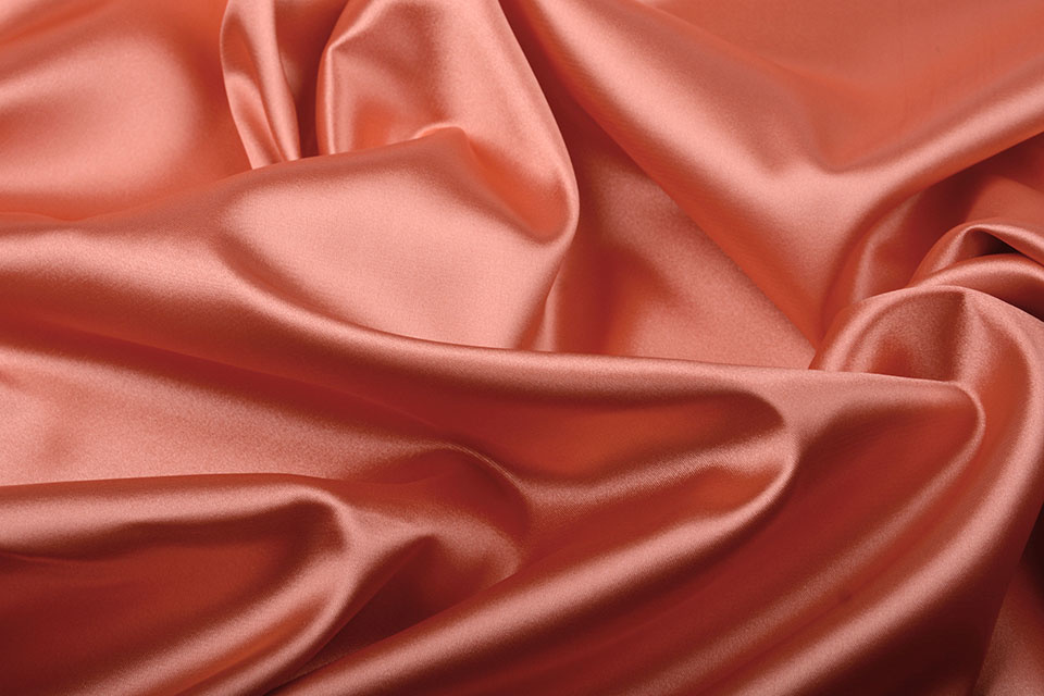 Stretch Satin Koralle