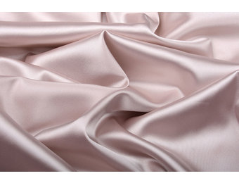 Stretch Satin Powder Pink