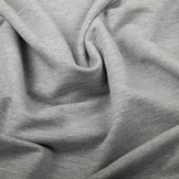 French Terry Light Grey Melange