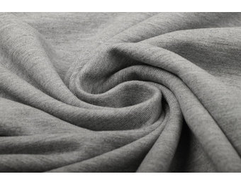 French Terry Light Grey Melange