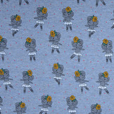 SweatStoff Alpenfleece Elefant Jeans Meliert