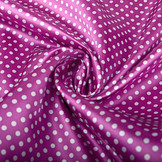 Polyester-Satin Punkte Cyclaam