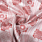 Polyester-Satin Blumen Rot