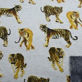 Jogging bedrukt doubleface Tijger Grijs