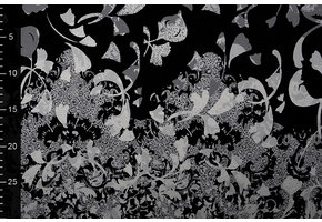 Digital Panel Viscose Jersey Wavuka Grey