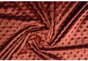 Minky Fleece Roest Brique