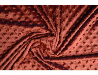 Minky Fleece Rust Brique