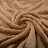 Harig Imitatie Bont Licht Camel