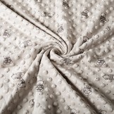 Bear Minky Fleece Beige