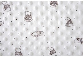 Beer Minky Fleece Creme