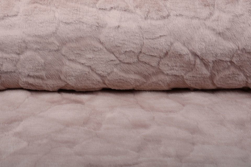 Harig Imitatie Bont Roze