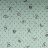 Bär Minky Fleece Hell Altgrün