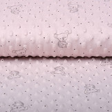 Koala Minky Fleece Puderrosa