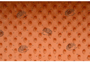 Egel Minky Fleece Oranje Brique