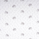 Hedgehog Minky Fleece Creme